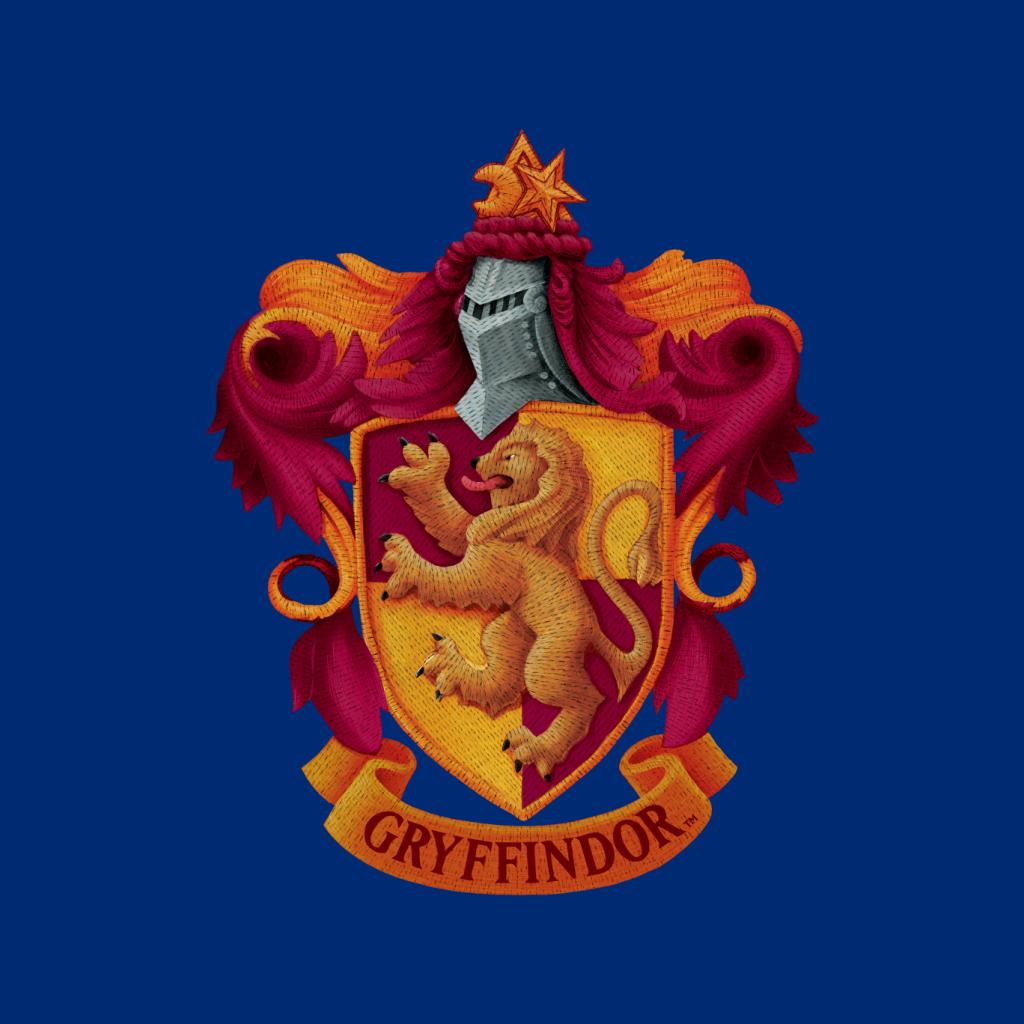 Harry Potter Gryffindor Lion Shield Men's T-Shirt product image 5
