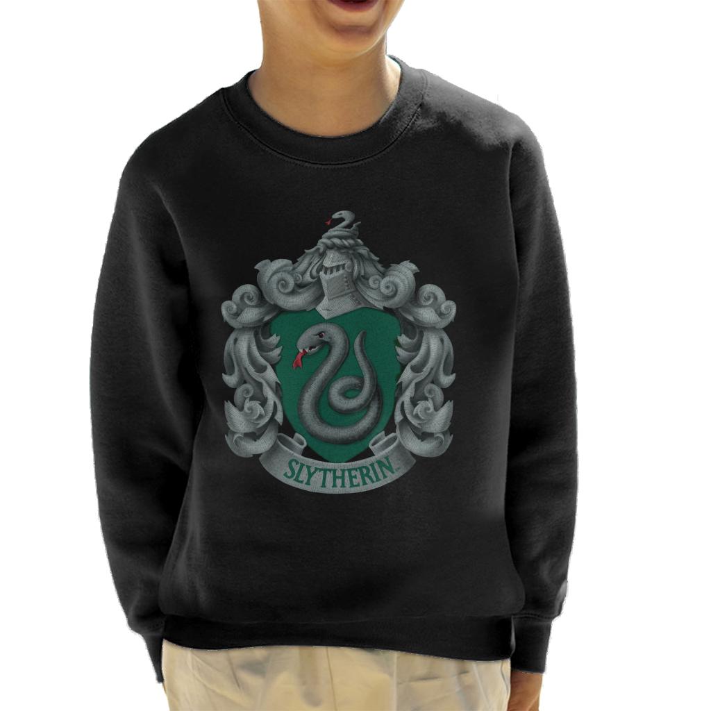 Harry Potter Slytherin Serpent Shield Kid's Sweatshirt product image 1