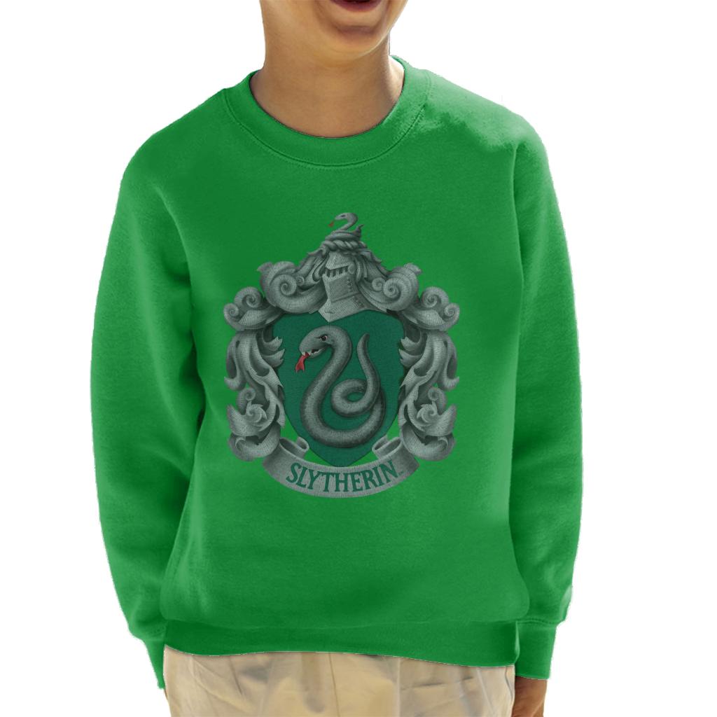 Harry Potter Slytherin Serpent Shield Kid's Sweatshirt product image 4
