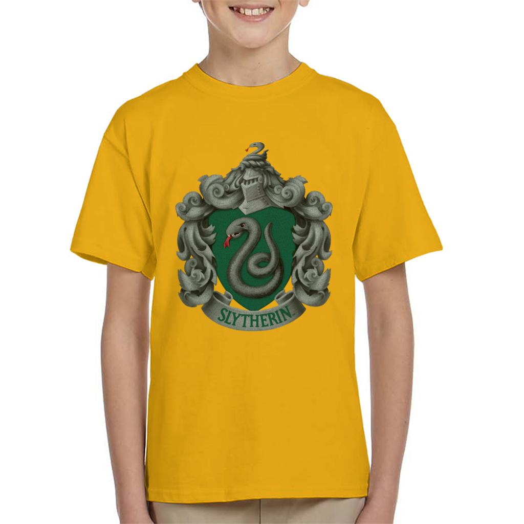 Harry Potter Slytherin Serpent Shield Kid's T-Shirt product image 6