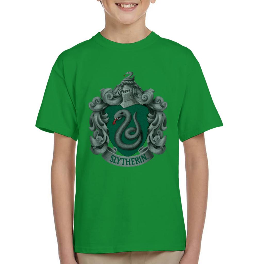 Harry Potter Slytherin Serpent Shield Kid's T-Shirt product image 4