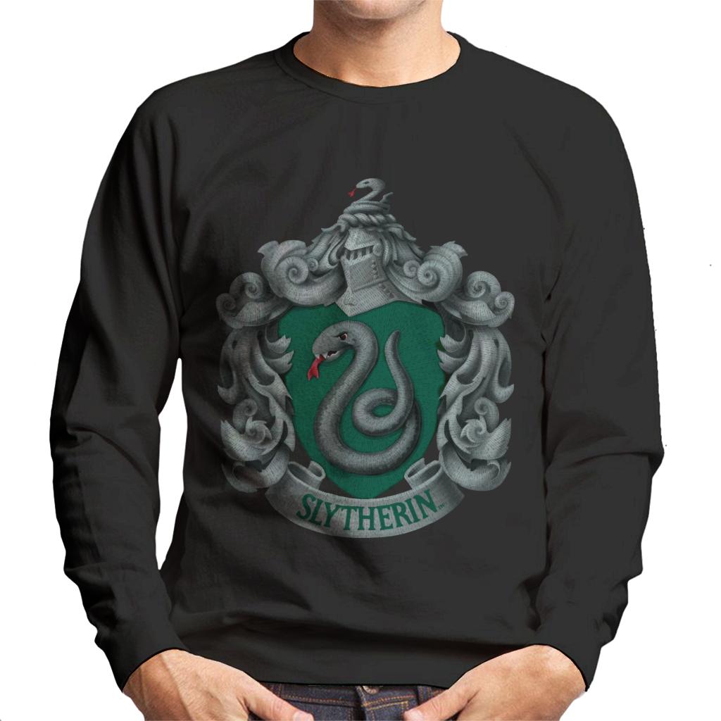 Harry Potter Slytherin Serpent Shield Men's Sweatshirt product image 1