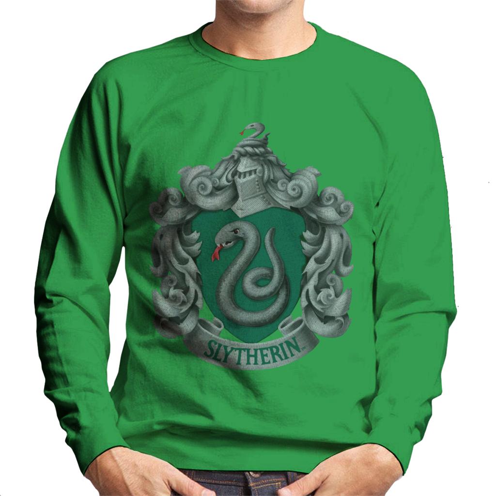 Harry Potter Slytherin Serpent Shield Men's Sweatshirt product image 4