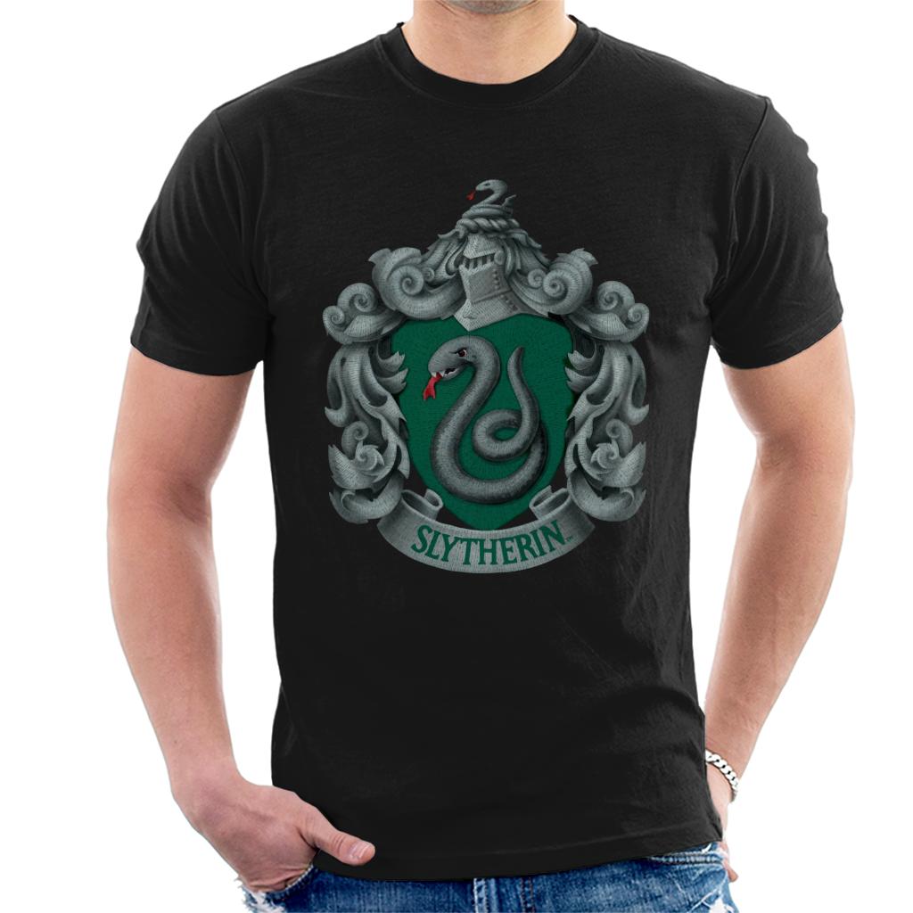 Harry Potter Slytherin Serpent Shield Men's T-Shirt product image 1