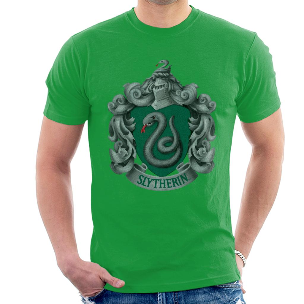 Harry Potter Slytherin Serpent Shield Men's T-Shirt product image 4