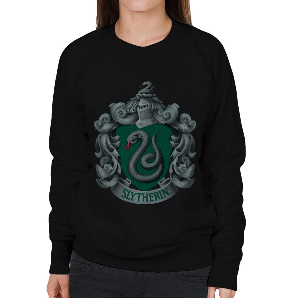 Harry Potter Slytherin Serpent Shield Women's Sweatshirt product image 1