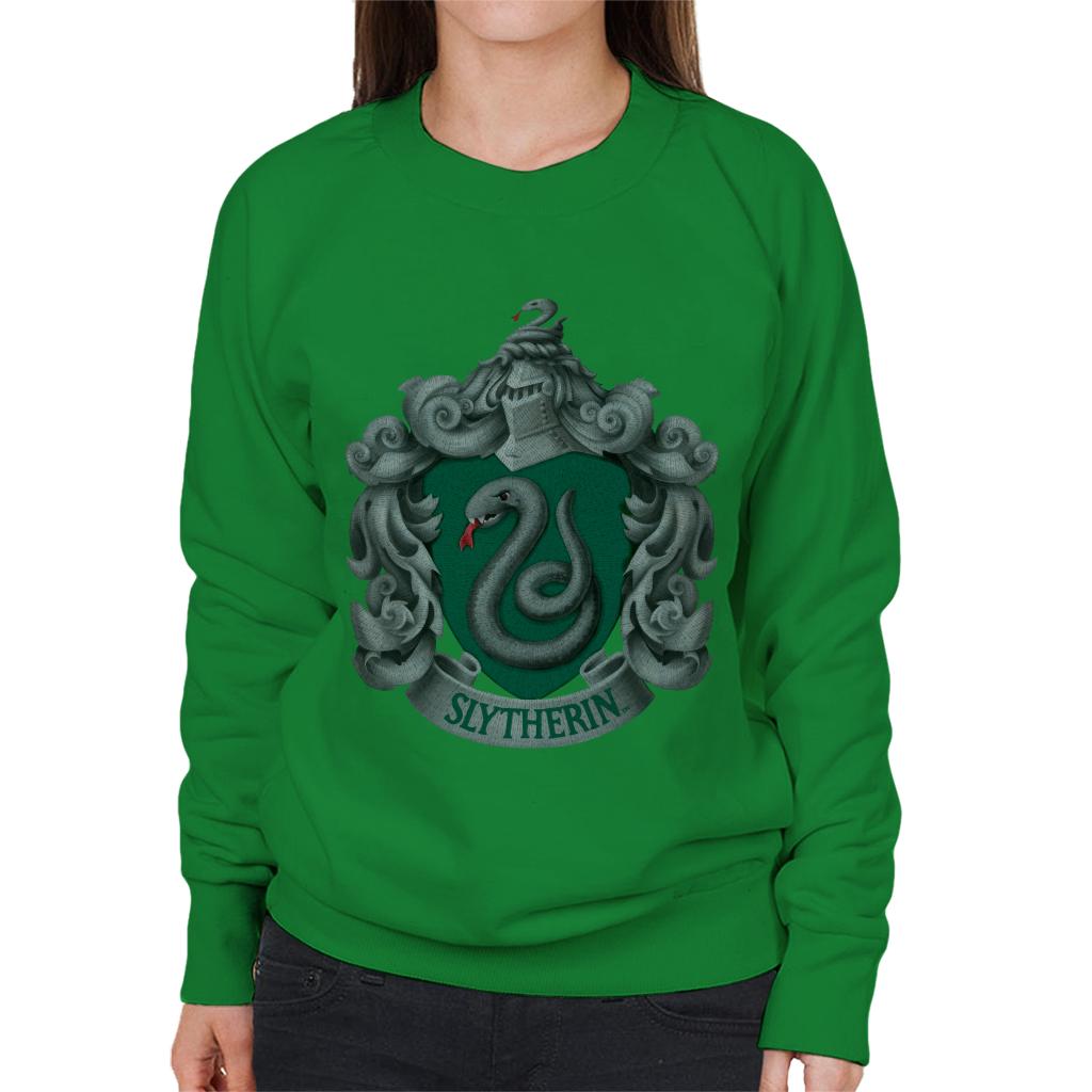 Harry Potter Slytherin Serpent Shield Women's Sweatshirt product image 4