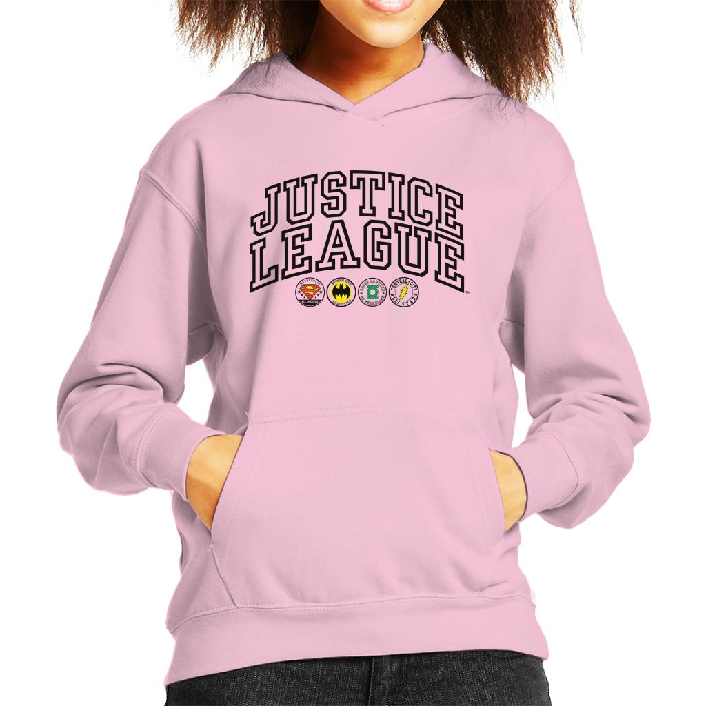 Justice League Emblems Kid's Hooded Sweatshirt product image 6
