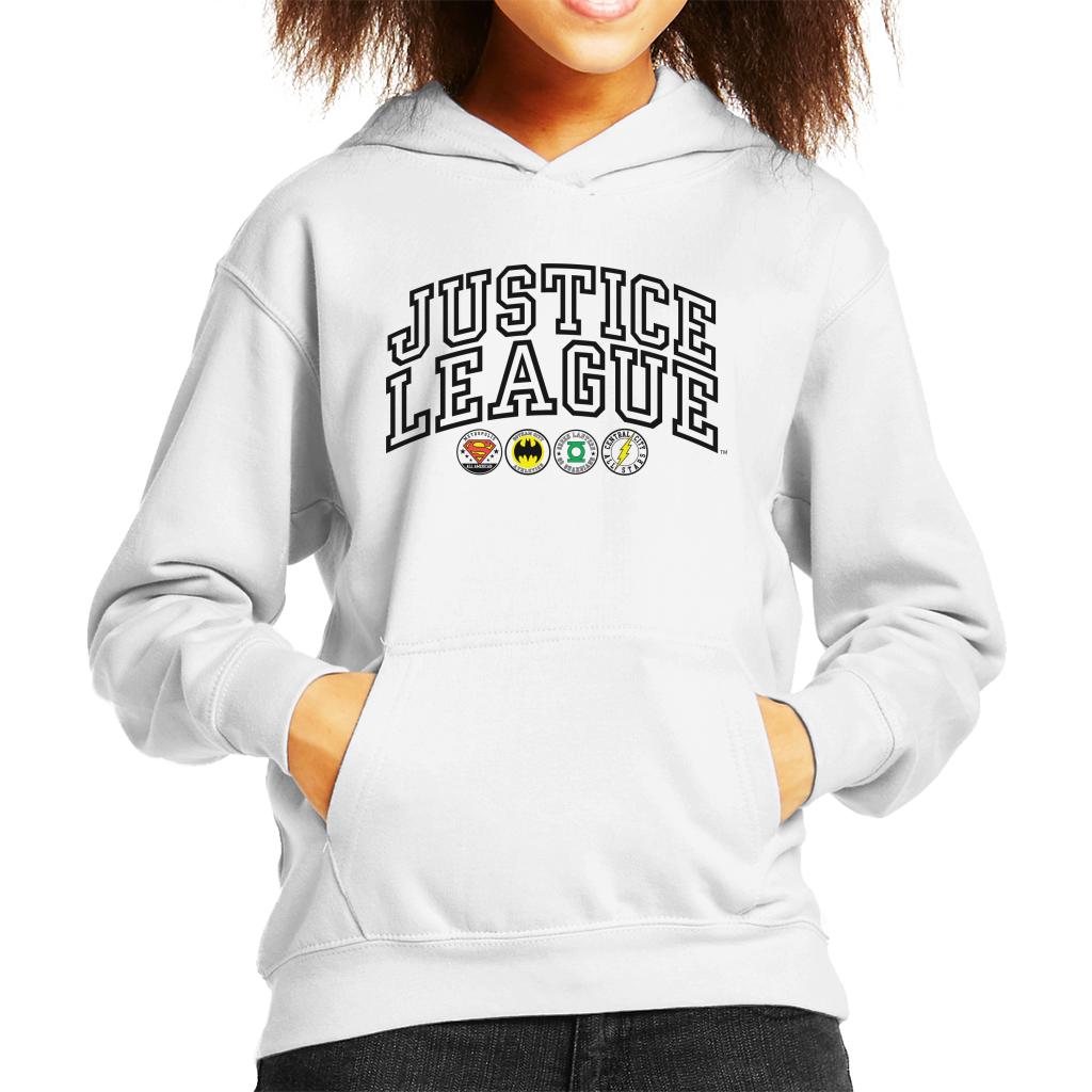 Justice League Emblems Kid's Hooded Sweatshirt product image 4