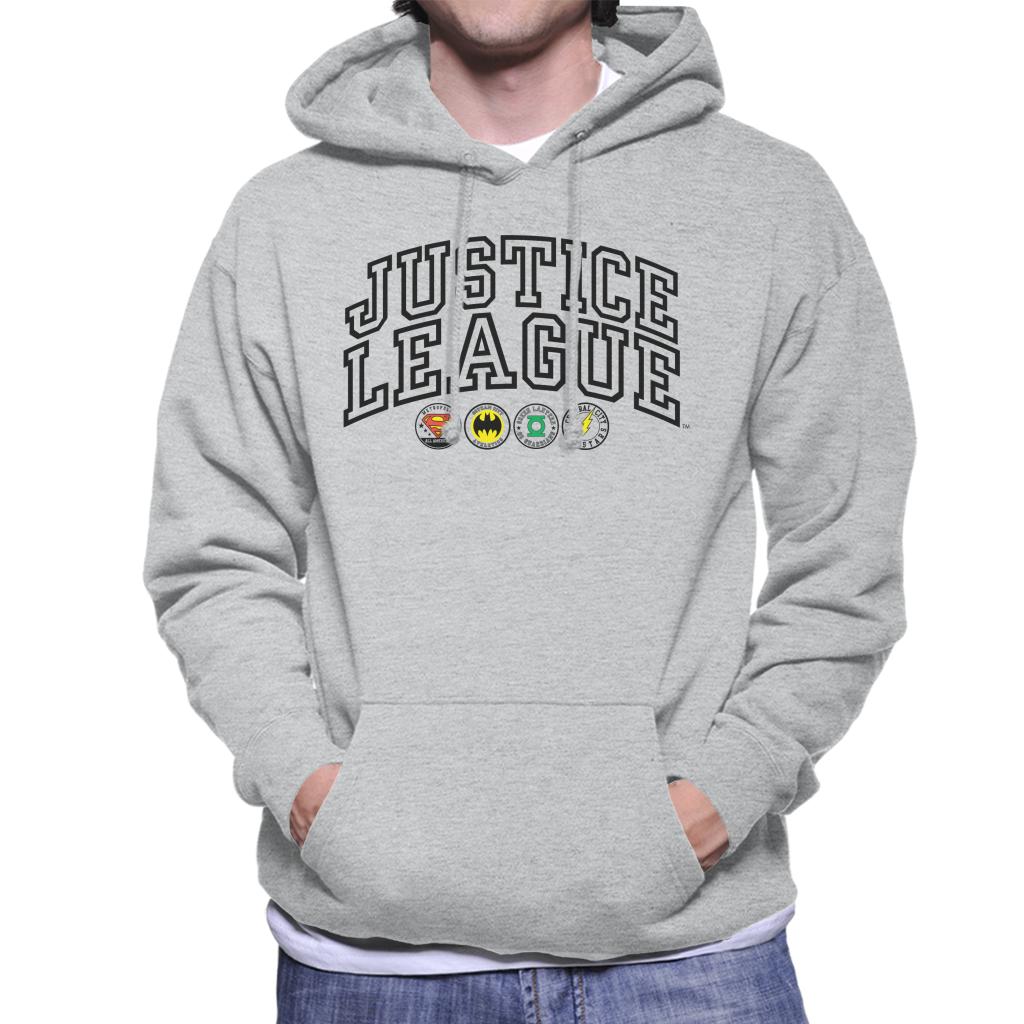 Justice League Emblems Men's Hooded Sweatshirt product image 1