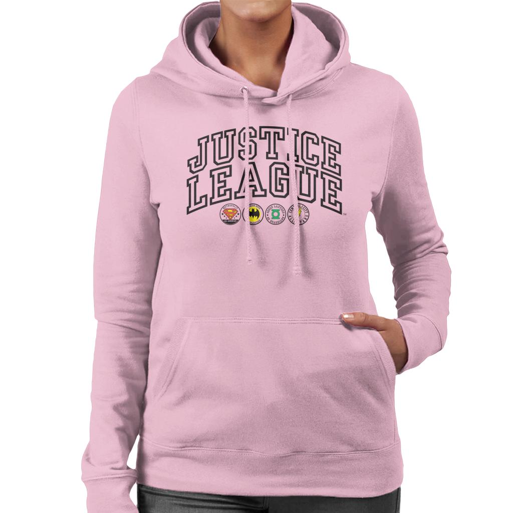Justice League Emblems Women's Hooded Sweatshirt product image 6