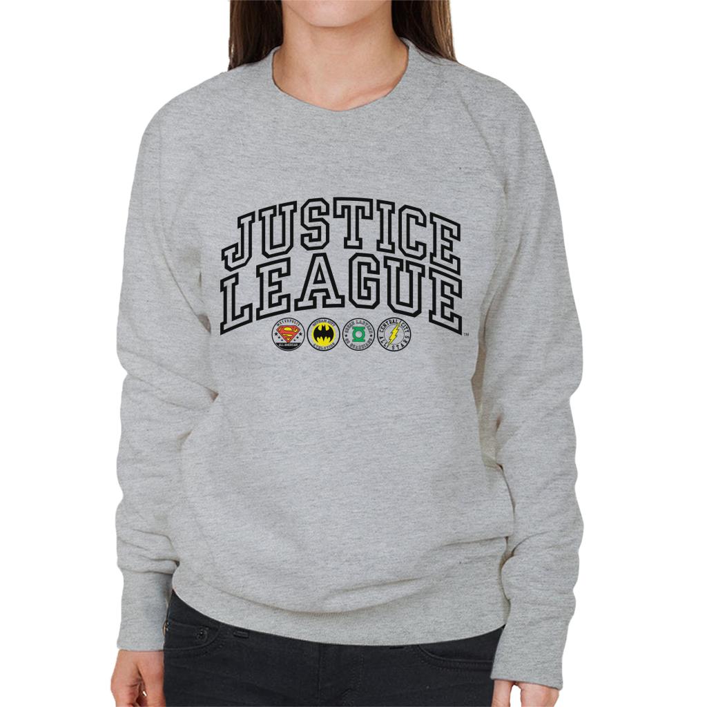 Justice League Emblems Women's Sweatshirt product image 1