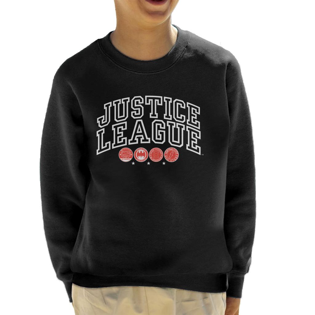 Justice League Character Logos Kid's Sweatshirt product image 1