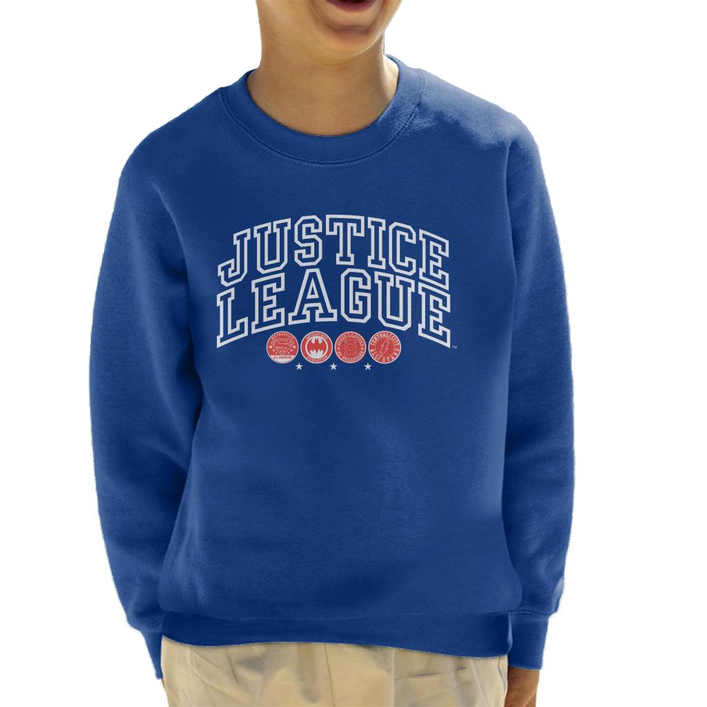 Justice League Character Logos Kid's Sweatshirt product image 4