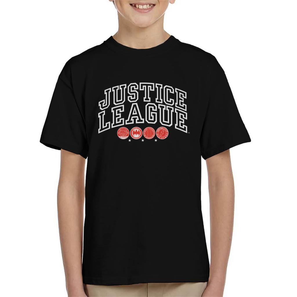 Justice League Character Logos Kid's T-Shirt product image 1