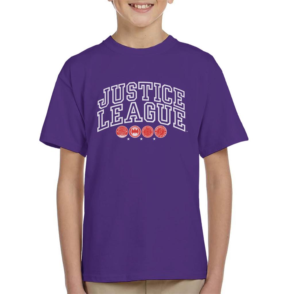 Justice League Character Logos Kid's T-Shirt product image 6