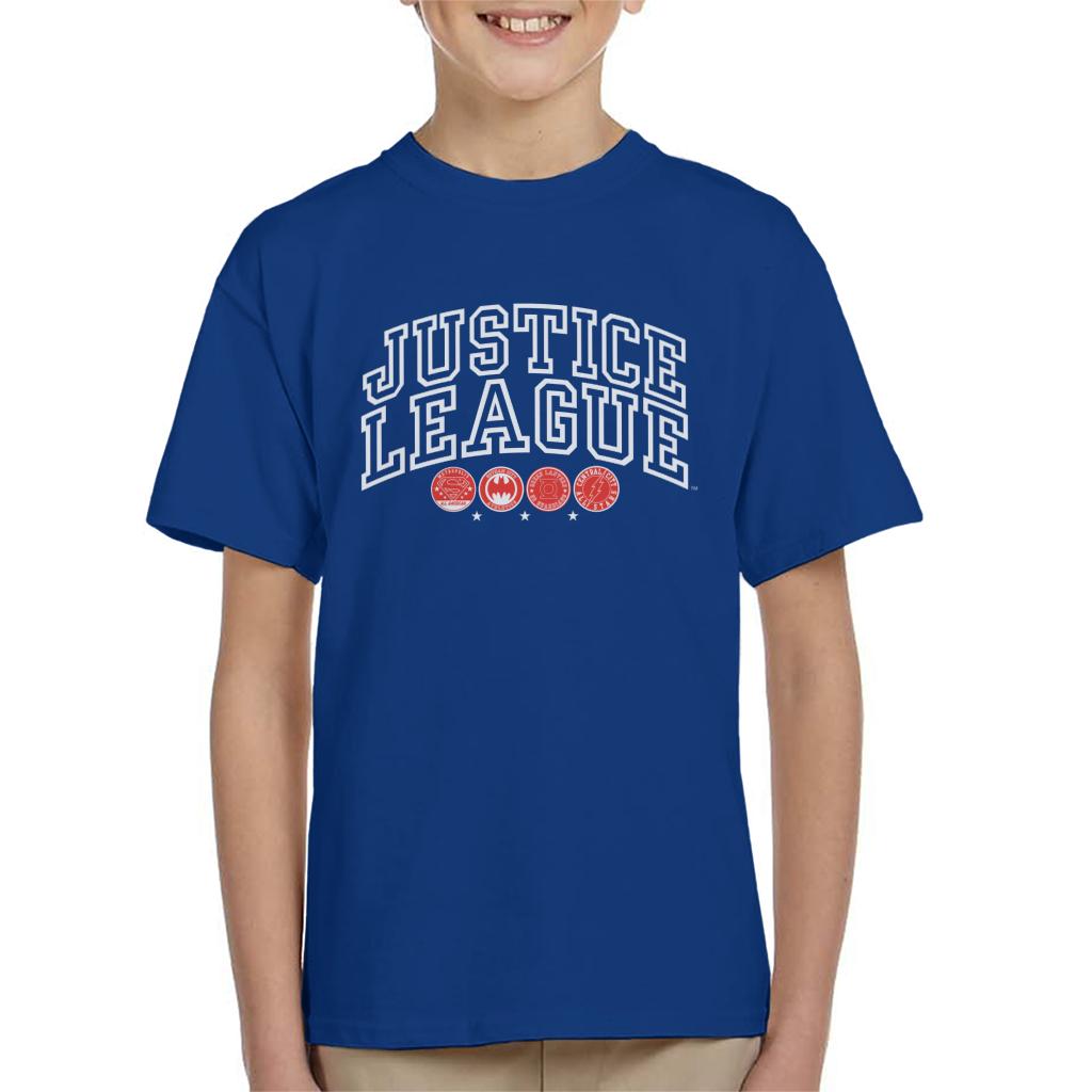 Justice League Character Logos Kid's T-Shirt product image 4