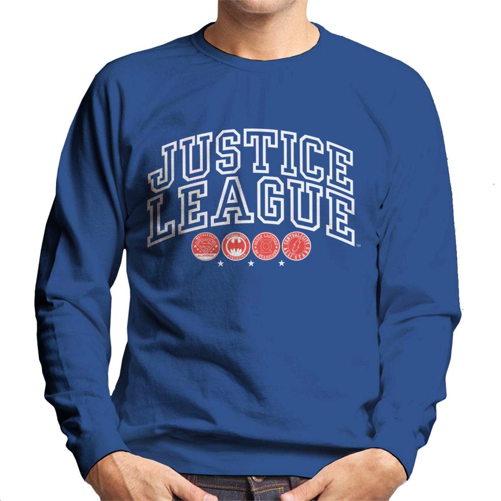 Justice League Character Logos Men's Sweatshirt product image 4