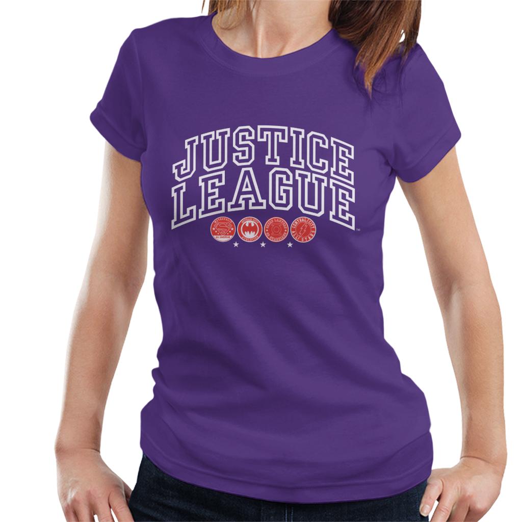 Justice League Character Logos Women's T-Shirt product image 6