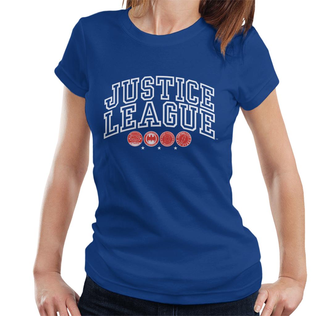 Justice League Character Logos Women's T-Shirt product image 4