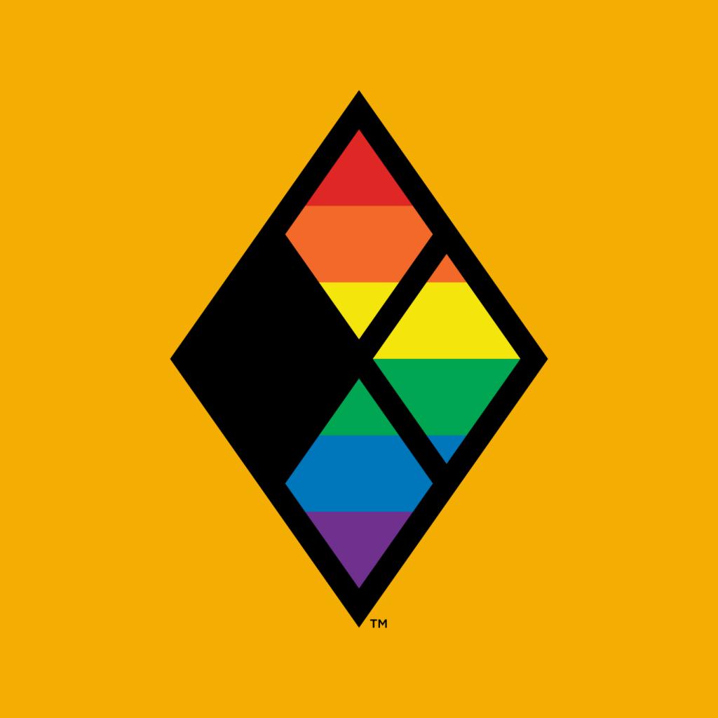 Justice League Diamond Rainbow Logo Women's T-Shirt product image 7