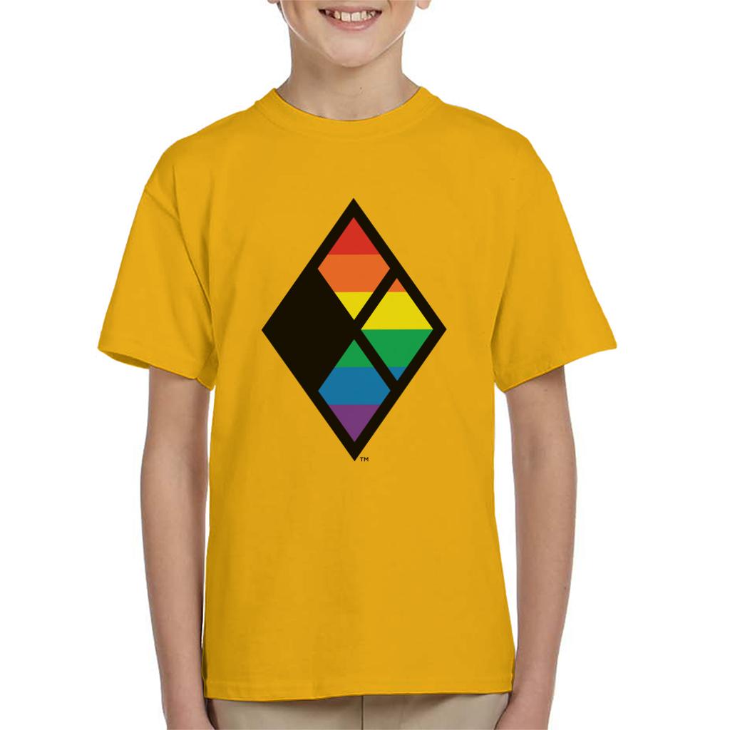 Justice League Diamond Rainbow Logo Kid's T-Shirt product image 6