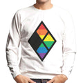 Justice League Diamond Rainbow Logo Men's Sweatshirt product image 1