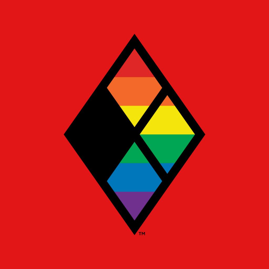 Justice League Diamond Rainbow Logo Women's T-Shirt product image 5