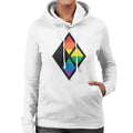 Justice League Diamond Rainbow Logo Women's Hooded product image 1