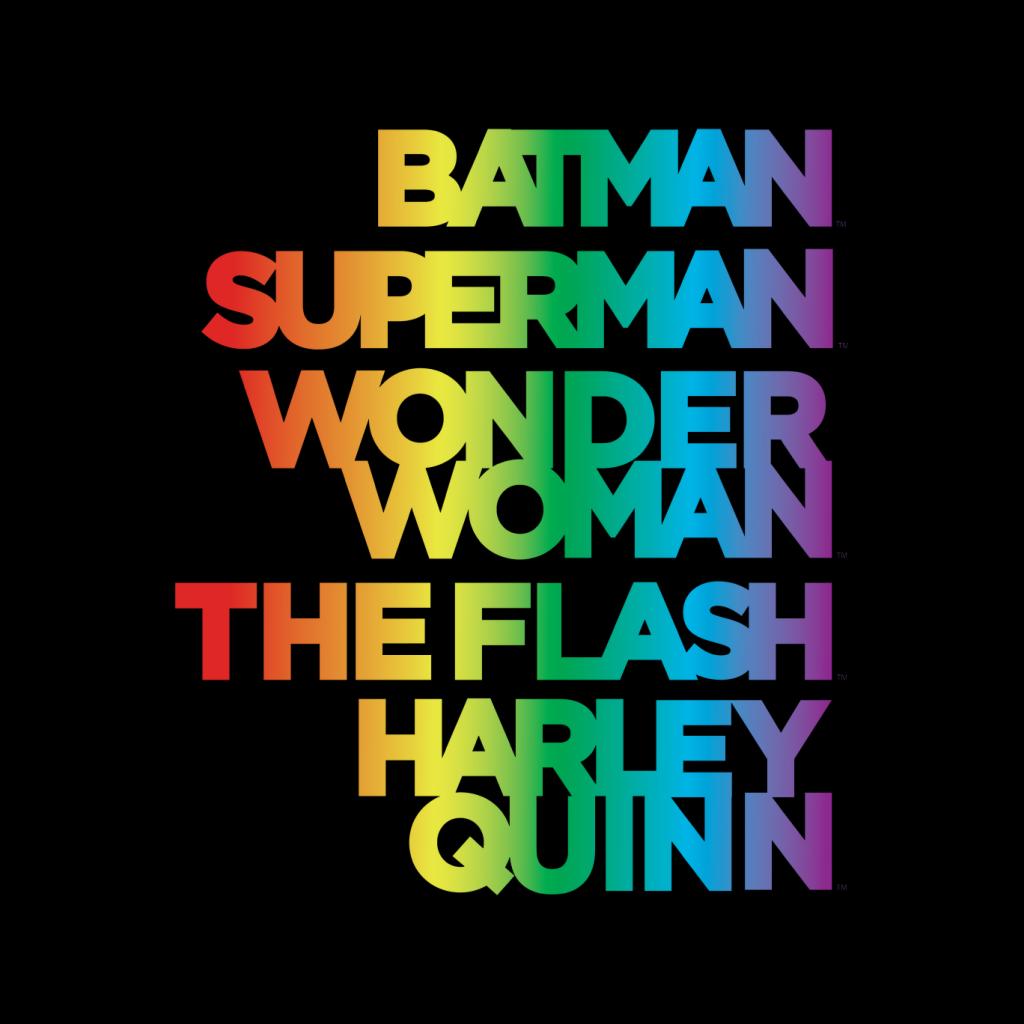 Justice League Characters Rainbow Kid's T-Shirt product image 2