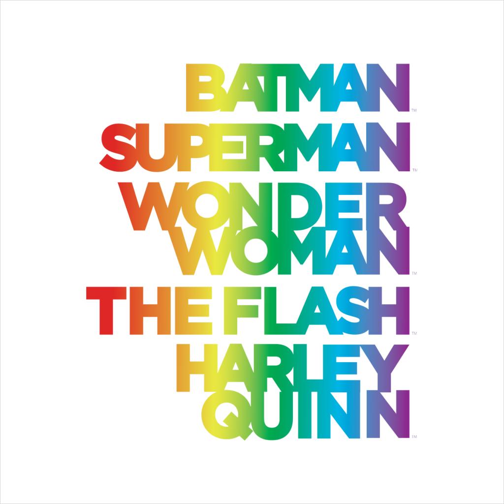 Justice League Characters Rainbow Women's Hooded Sweatshirt product image 5