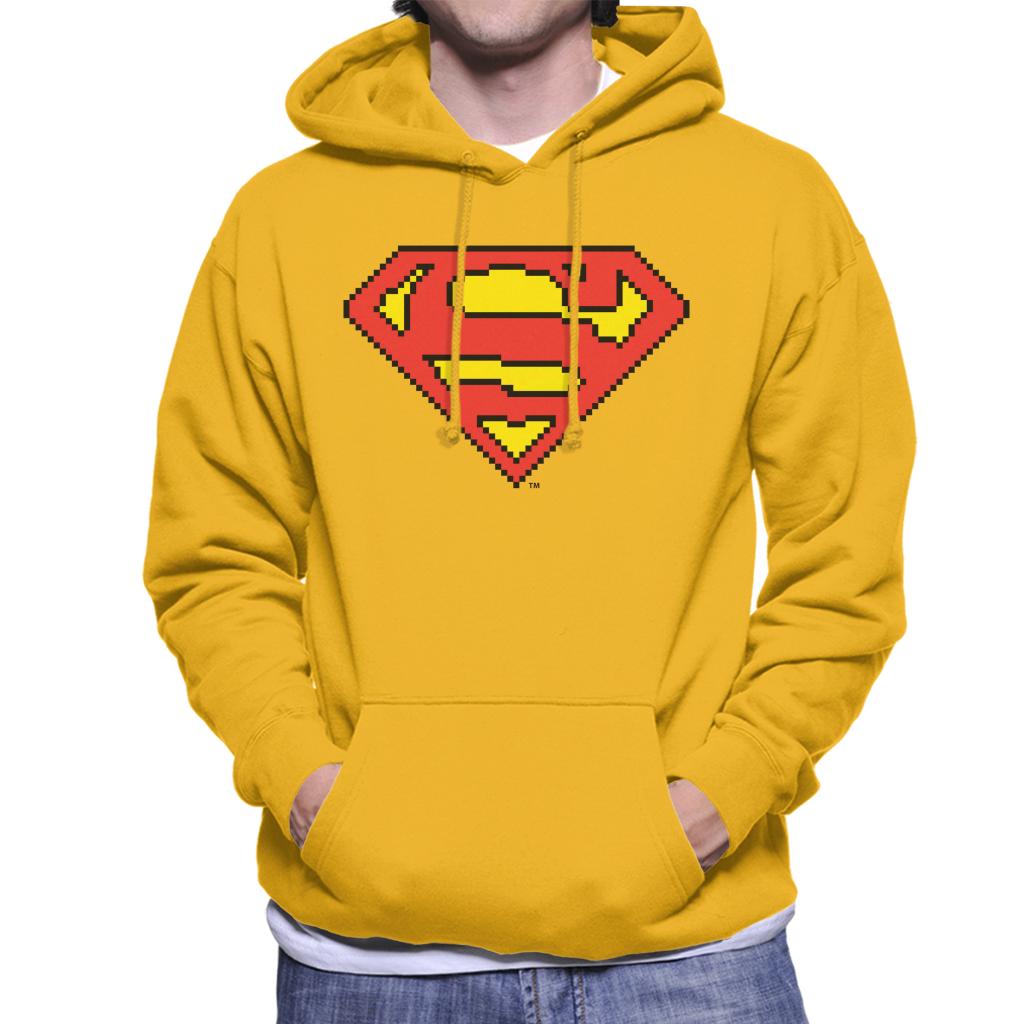 Superman Pixelated Logo Men's Hooded Sweatshirt product image 6