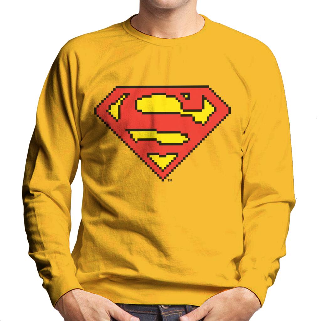 Superman Pixelated Logo Men's Sweatshirt product image 6