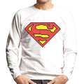 Superman Pixelated Logo Men's Sweatshirt product image 1