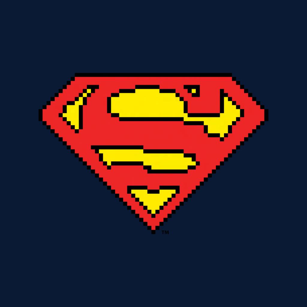 Superman Pixelated Logo Men's T-Shirt product image 2