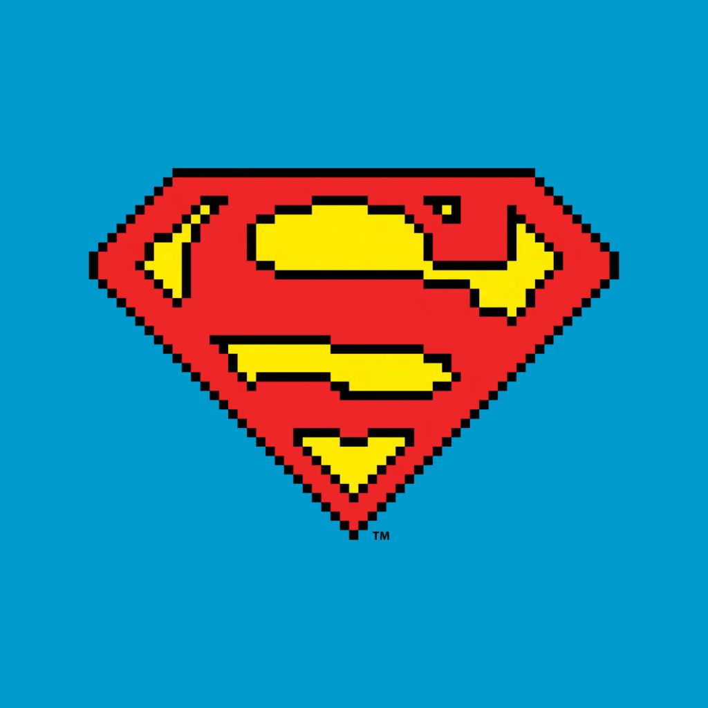 Superman Pixelated Logo Kid's T-Shirt product image 5
