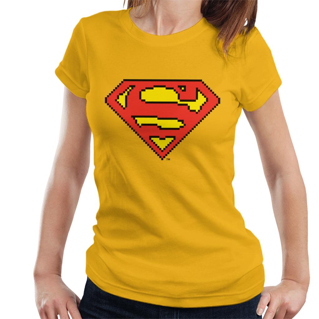 Superman Pixelated Logo Women's T-Shirt product image 6