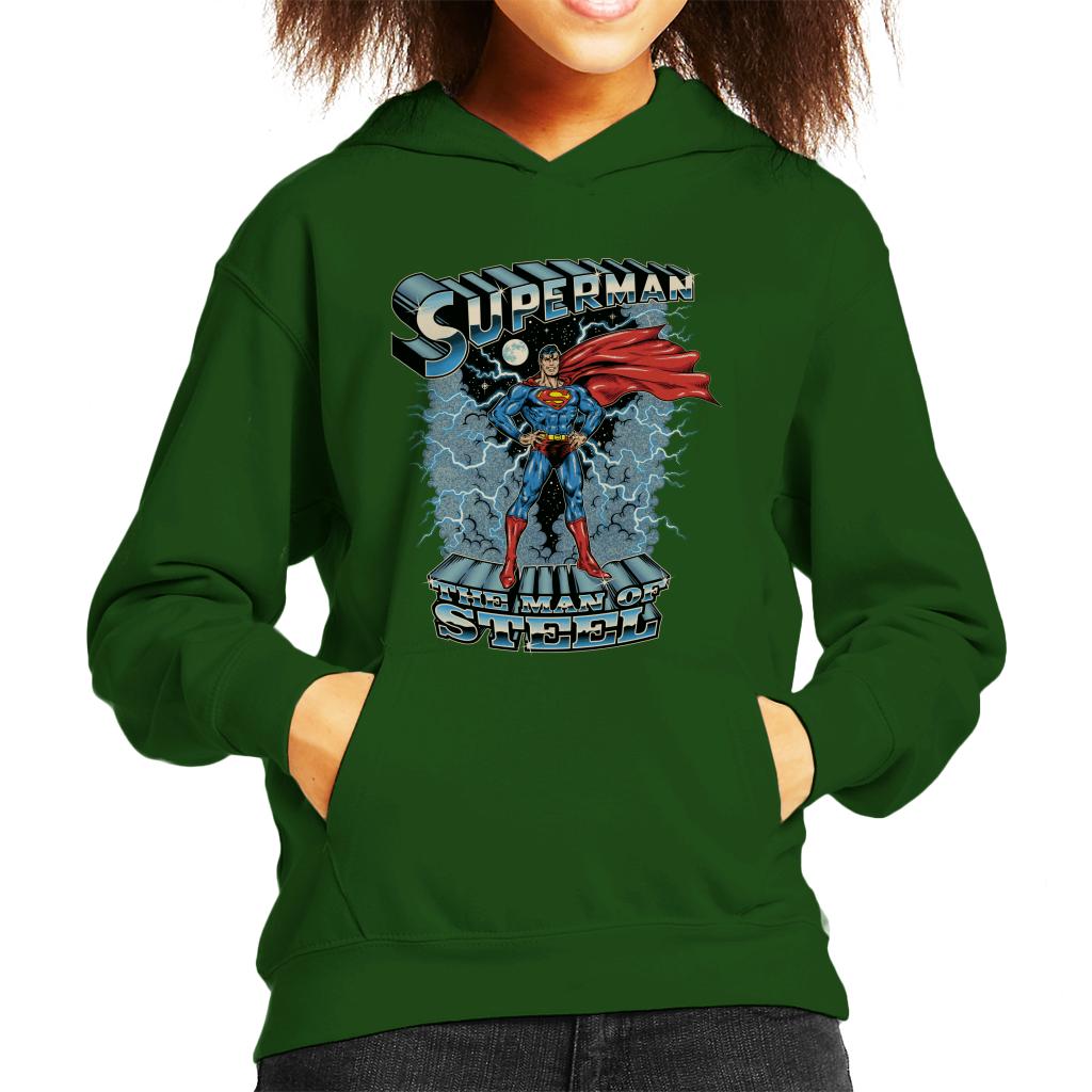 Superman The Man Of Steel Kid's Hooded Sweatshirt product image 4
