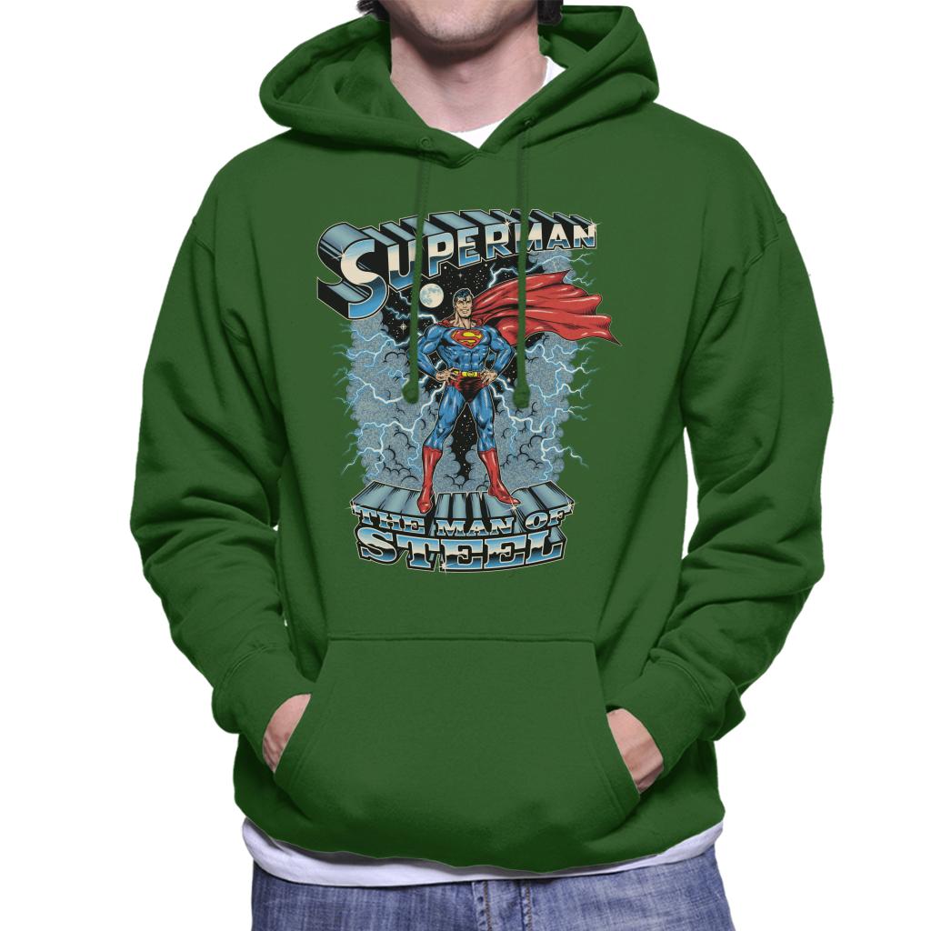 Superman The Man Of Steel Men's Hooded Sweatshirt product image 4