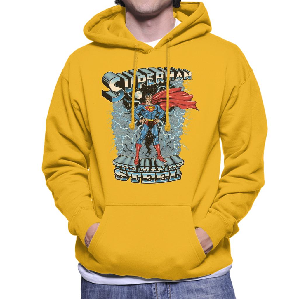 Superman The Man Of Steel Men's Hooded Sweatshirt product image 6