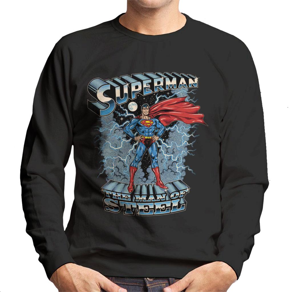 Superman The Man Of Steel Men's Sweatshirt product image 1