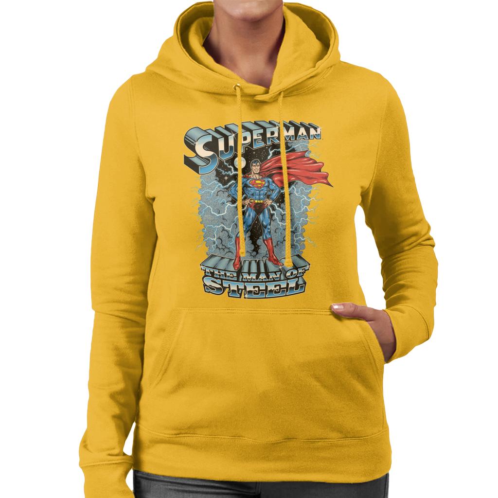 Superman The Man Of Steel Women's Hooded Sweatshirt product image 6