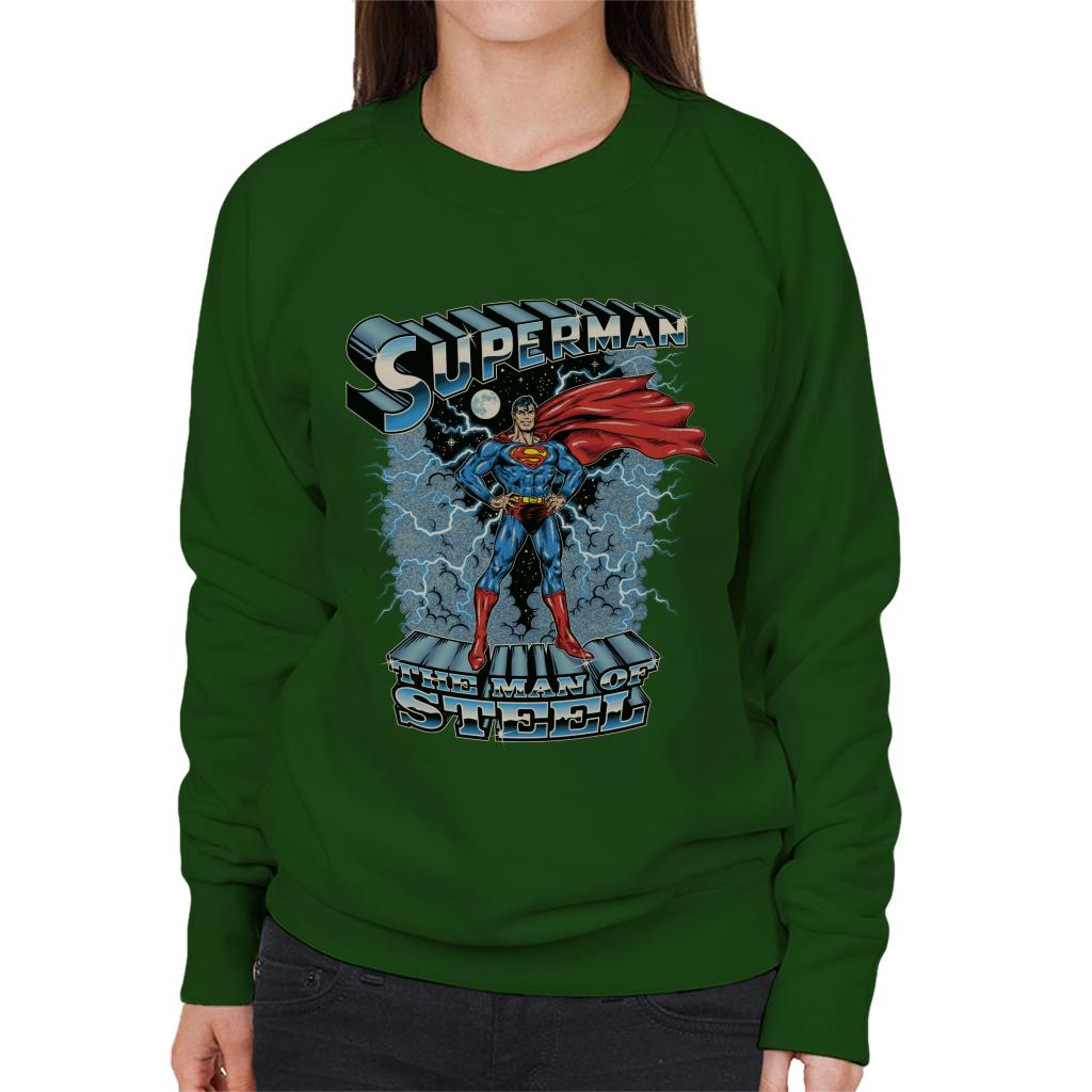 Superman The Man Of Steel Women's Sweatshirt product image 4