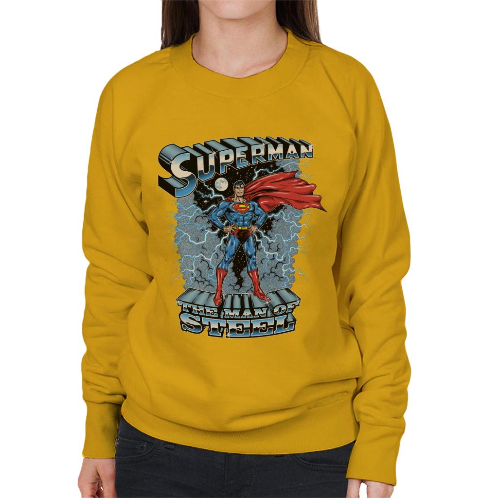 Superman The Man Of Steel Women's Sweatshirt product image 6