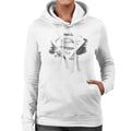 Superman Faded Black And White Logo Women's Hooded product image 1