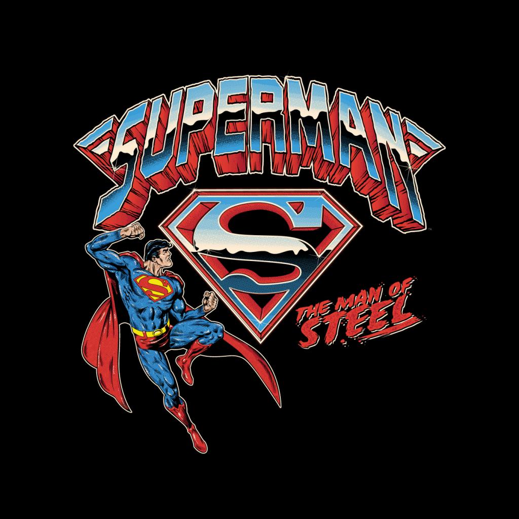 Superman Logo The Man Of Steel Kid's Hooded Sweatshirt product image 2