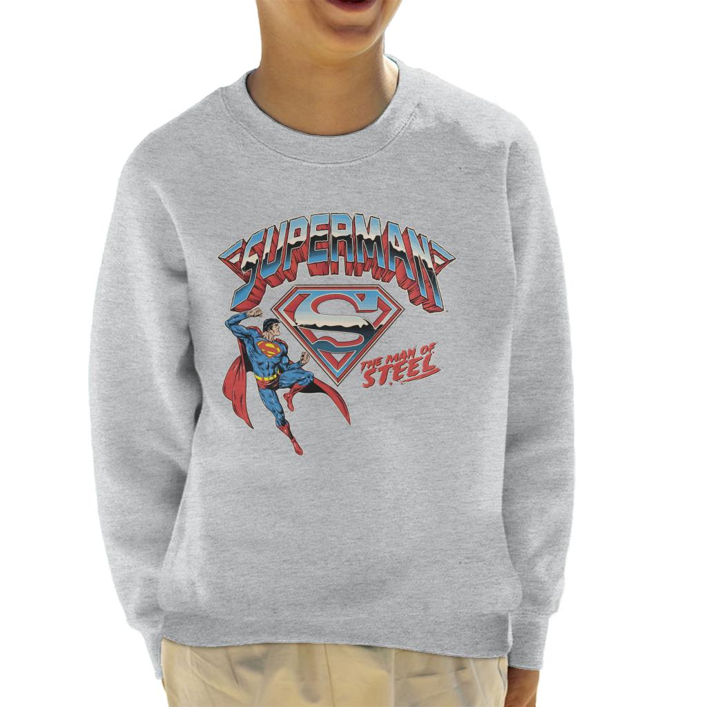 Superman Logo The Man Of Steel Kid's Sweatshirt product image 4