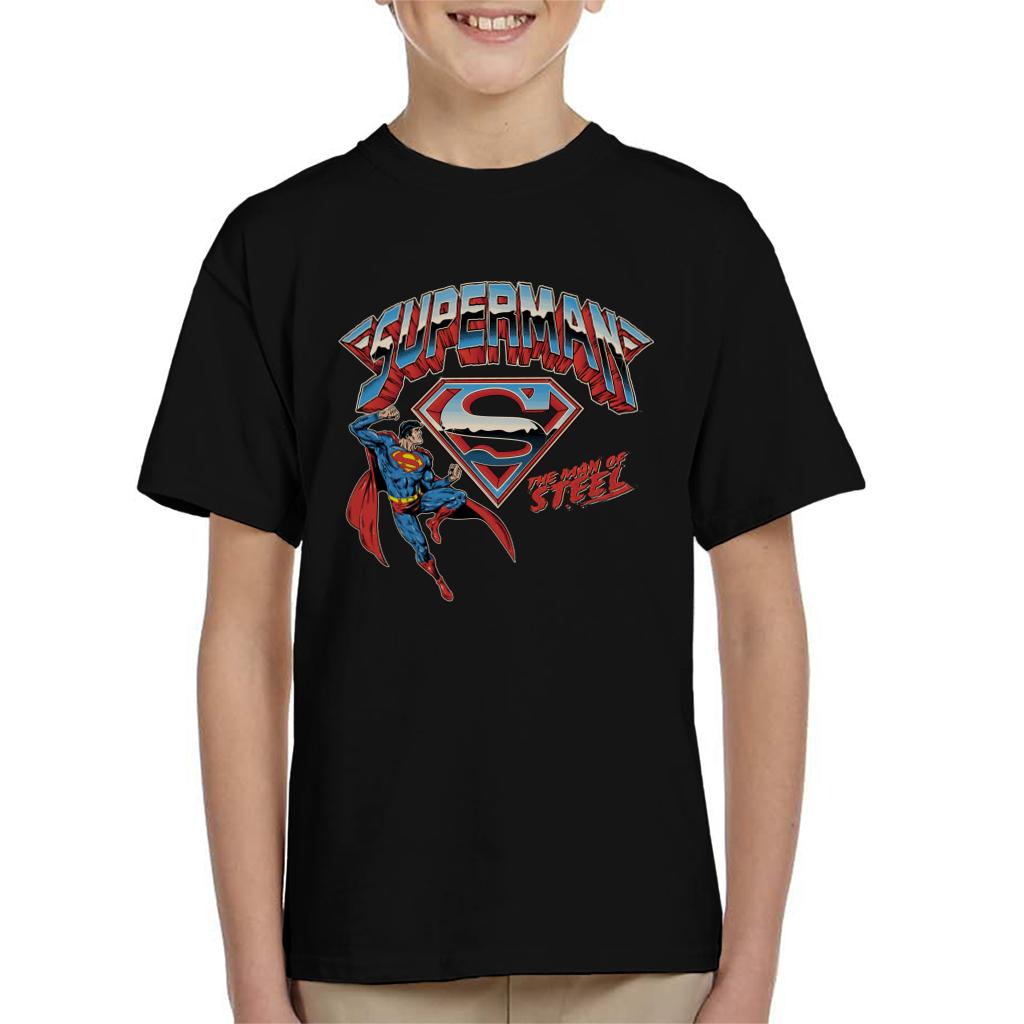 Superman Logo The Man Of Steel Kid's T-Shirt product image 1