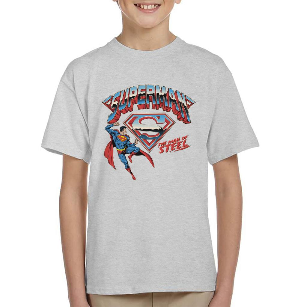 Superman Logo The Man Of Steel Kid's T-Shirt product image 4