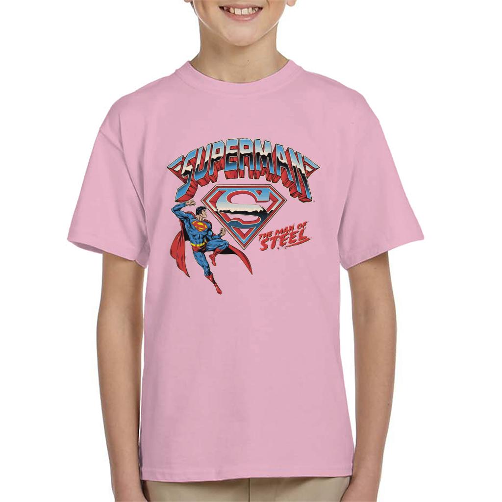 Superman Logo The Man Of Steel Kid's T-Shirt product image 6